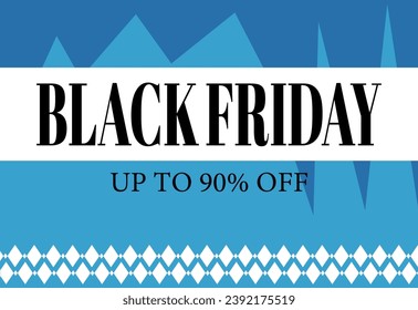black friday sale vector template, 50% 55% 60% 65% 70% 75% 80% 85% 90%