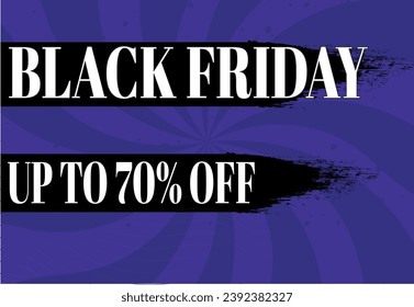 Schwarzer Friday-Verkauf, Vektorvorlage, 50 % 55 % 60 % 65 % 70 % 75 % 80 % 85 % 90 %
