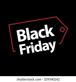 black friday sale vector template 