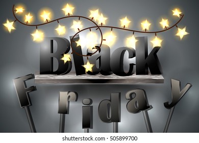 black friday sale vector template
