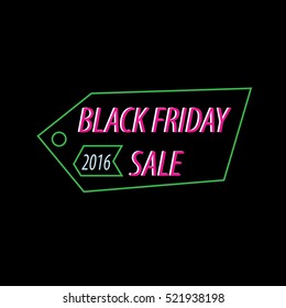 black friday sale vector template