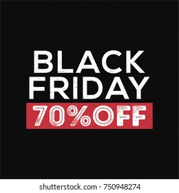 Black Friday Sale Vector Template