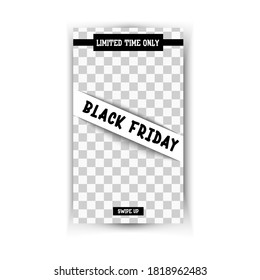 Black friday. Sale - Vertical Banner