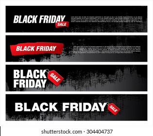 Black friday sale. Web banners