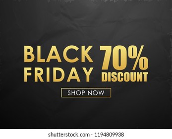  Black Friday sale. Website header or banner design.Social media poster design with discount offer . Black Friday offers.