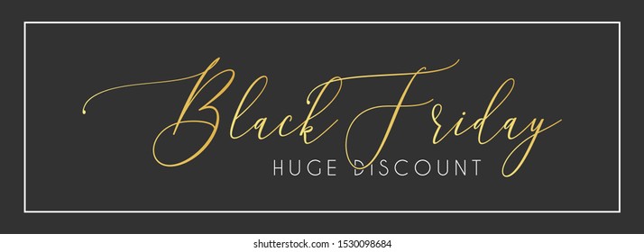Black Friday sale. Website header or banner design.Social media poster design with discount offer . Black Friday offers.