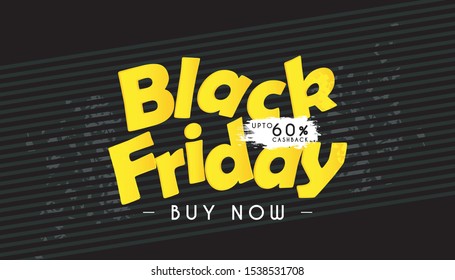 Black Friday sale. Website header or banner design.Social media poster design with discount offer . Black Friday offers.