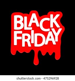 Black Friday Sale, weekend background, design template, vector illustration