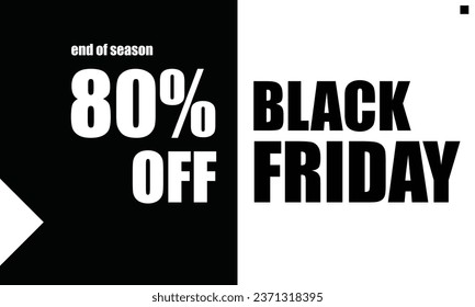 Black Friday sale black and white, Black Friday sale poster or banner