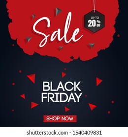 black friday sales banner with elegant design