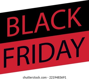 black friday sales banner, black and red design, sales, offer and promotion template, ad, web, banner, poster, vector illustration