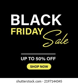Black Friday Sales banner. Vector illustration. 