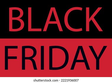 black friday sales banner, black, yellow and red design, sales, offer and promotion template, ad, web, banner, poster, vector illustration