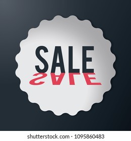 Black Friday Sales Deals, with Discount 70% off, Label Set Template, Vector Illustration