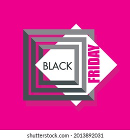 Diseño de ventas del Viernes Negro. Ilustración vectorial.