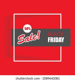 Black Friday Sales Design. Vektorgrafik.