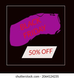 black Friday sales promotion banner.