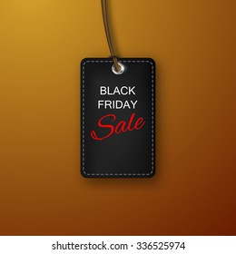 Black Friday sales tag