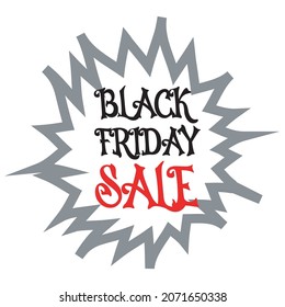 Black Friday sales tag design