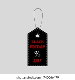 Black friday sales tag. Black friday design