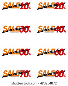 Black Friday sales tag. Vector flat Illustration, grouped for easy editing. Web banners, advertisements, brochures, business templates. Isolated on a white background.