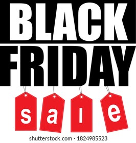 Black friday sale,sale banner design template, discount tag, app icon, vector illustration