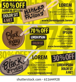 Black Friday Sale,Vector Illustration,Graphic Design.Inscription Design Template Concept.Useful For Ad,Placard,Leaflet And Social Network For Clothes,Furnishings,Food And Cars