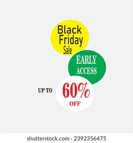 Black Friday sell early access UpTo 60 percent off 