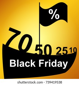 Black Friday, ship with discounts