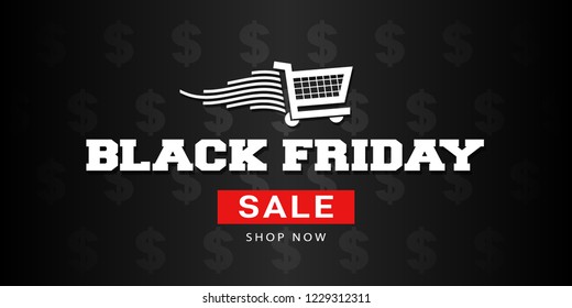 Black Friday Shopping Cart Banner