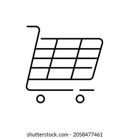 Black friday shopping cart icon Vector . supermarket buy. EPS10