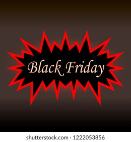 black friday shopping customer vector illustration flat design