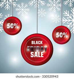 Black friday shopping season design, vector illustration