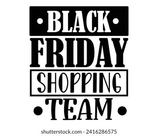 Black Friday shopping team design