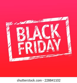 Black friday sign