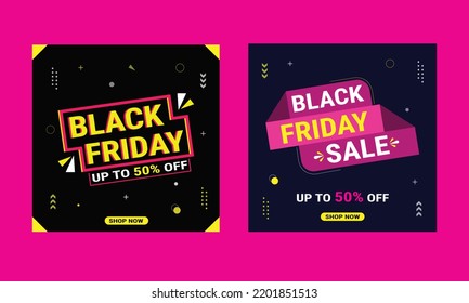 Black Friday Social Media Post Design Template