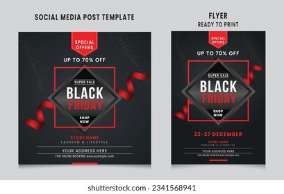 Black friday social media post design, Black Friday flyer design , Black friday promotion social media post and story template design, Black Friday sale banner design, social media stories collection