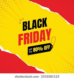 Black Friday social media post template, Black Friday venda, Exclusive Offer template. design de banner para Black Friday, Até 75% de desconto, 50%, 70% de desconto, 80% de desconto com vários planos de fundo, Modelo de oferta.