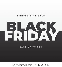 Black Friday social media post template, Black Friday sale, Exclusive Offer template. banner design for black Friday