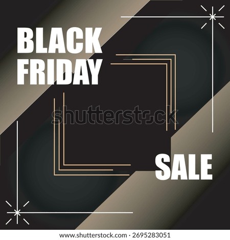 Black Friday social media post template Sale 2025 Deals and Discounts | Best Shopping Offers Online