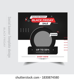 Black Friday Social Media sale Banner Post design