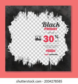 Black Friday Social Media Square Banner Template