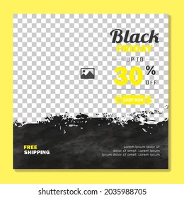 Black Friday Social Media Square Banner Template