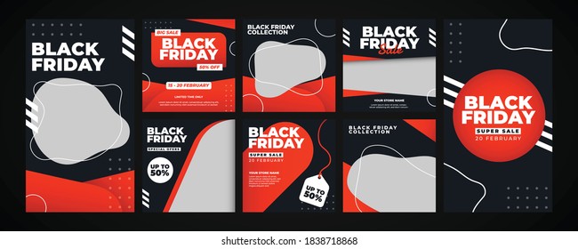 Black friday social media template
