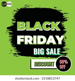 black friday social post design 