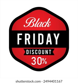 Black Friday Special offer badges, logo, icon and background. 
