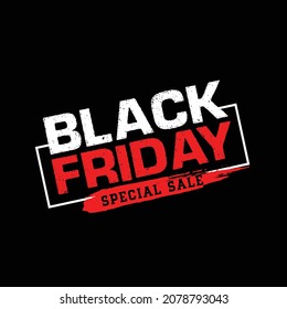 Black Friday Special Banner Poster Vektorzeichen