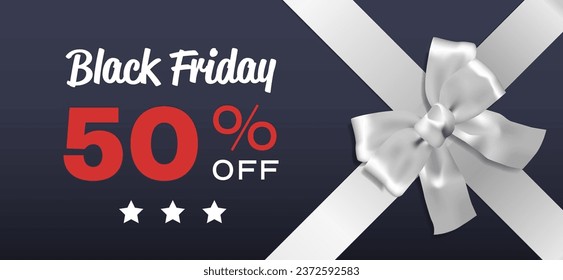 black friday special offer sale poster shopping flyer holiday promotion hot price discount banner horizontal