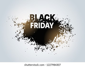 black friday special offer super sale poster shopping flyer holiday promotion discount concept flat vector illustration