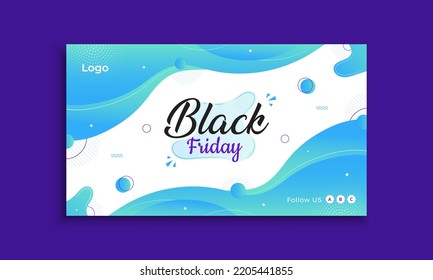 Plantilla de fondo de encabezado de encabezado de banner web de oferta especial del viernes negro